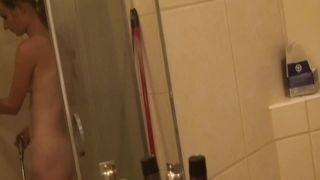 beauty in the shower pleasures herself quietly playboy porn